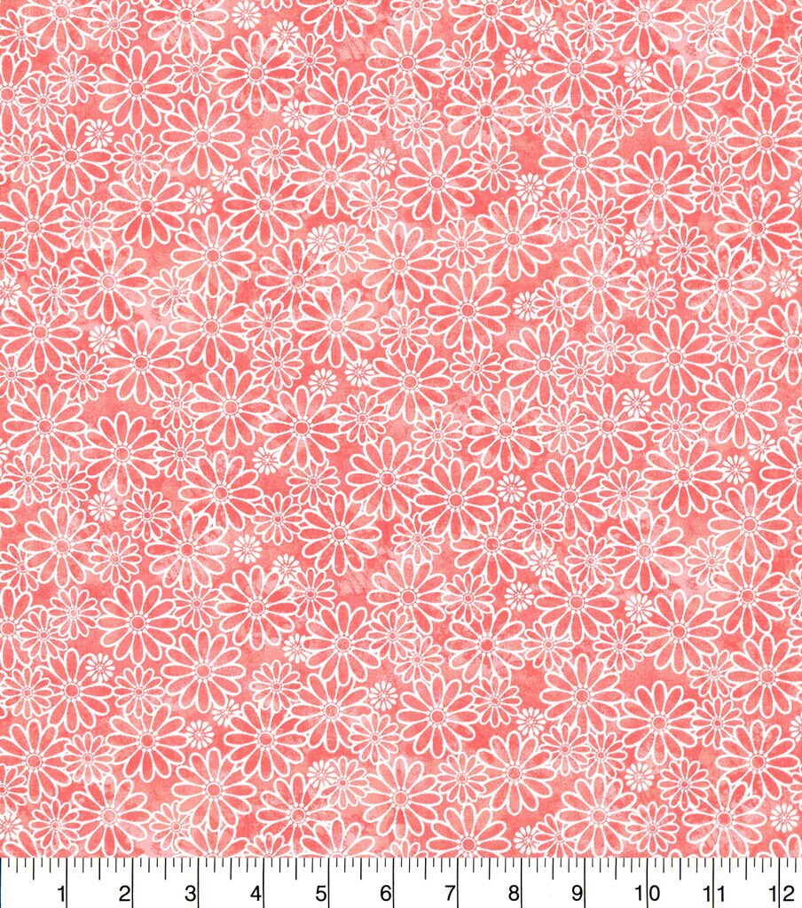 Fabric Traditions Sundrenched Daisies Cotton Fabric by Keepsake Calico