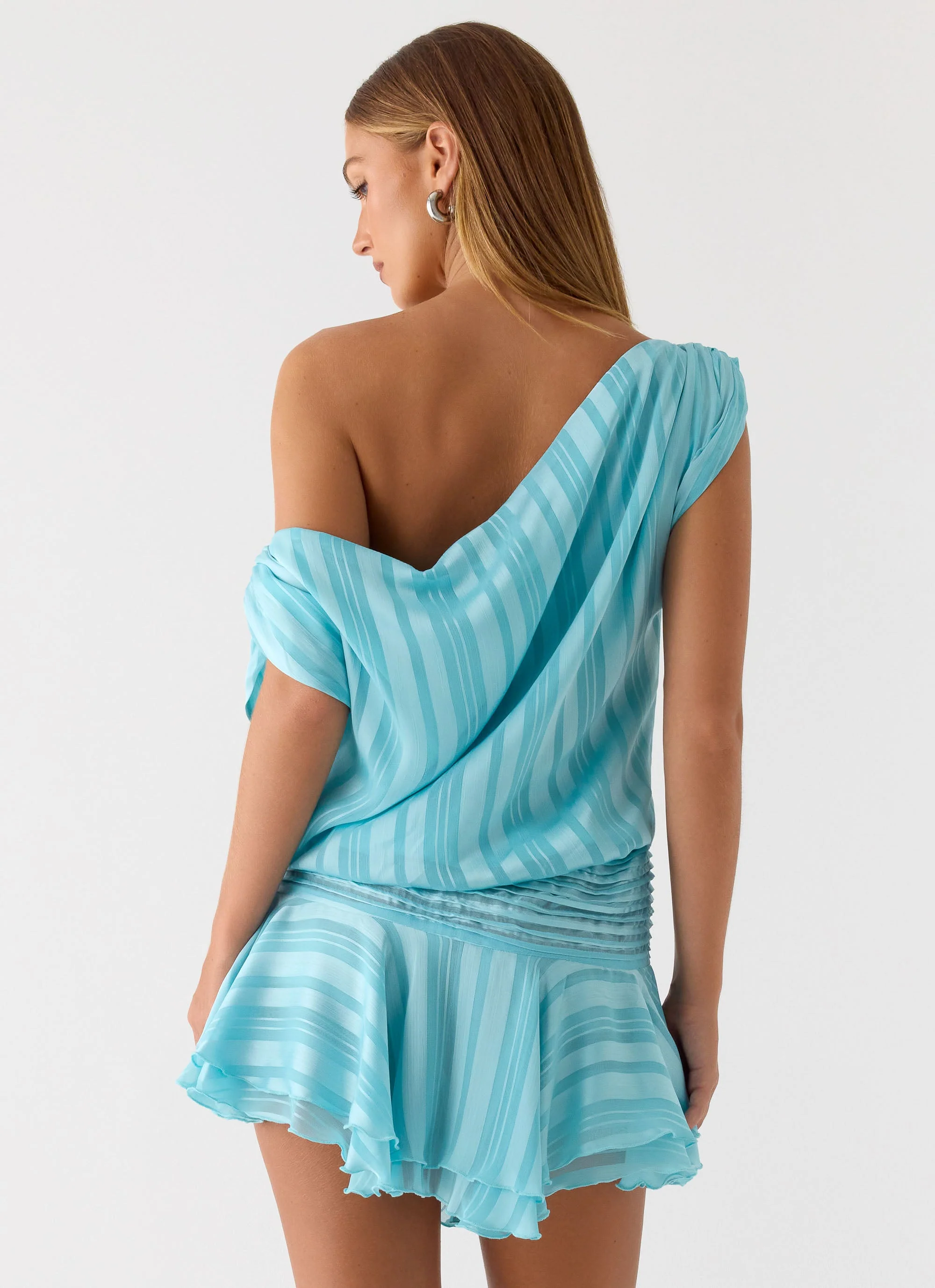 Lowey Mini Dress - Pale Blue