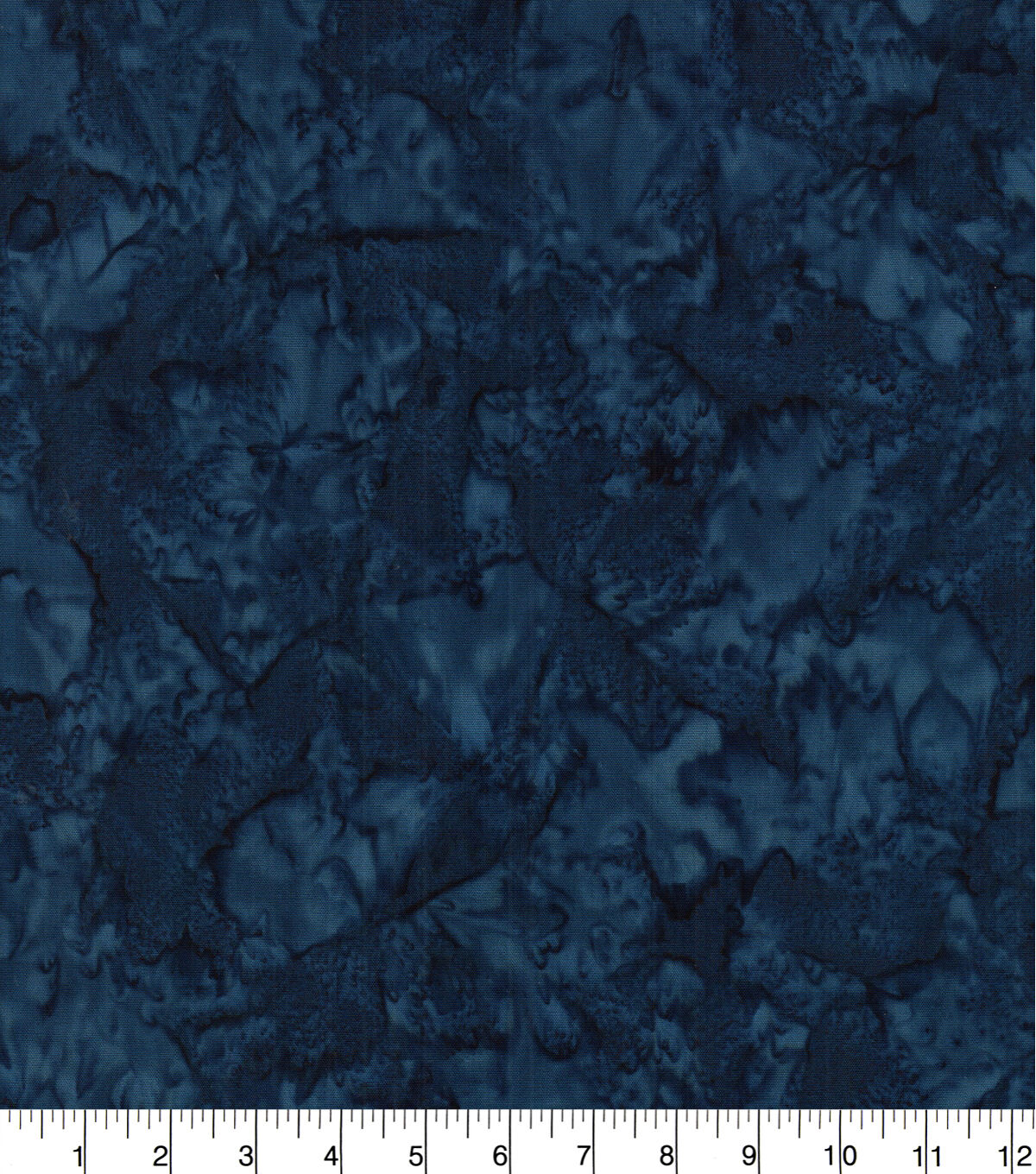 Premium Batik Cotton Fabric Navy Tonal