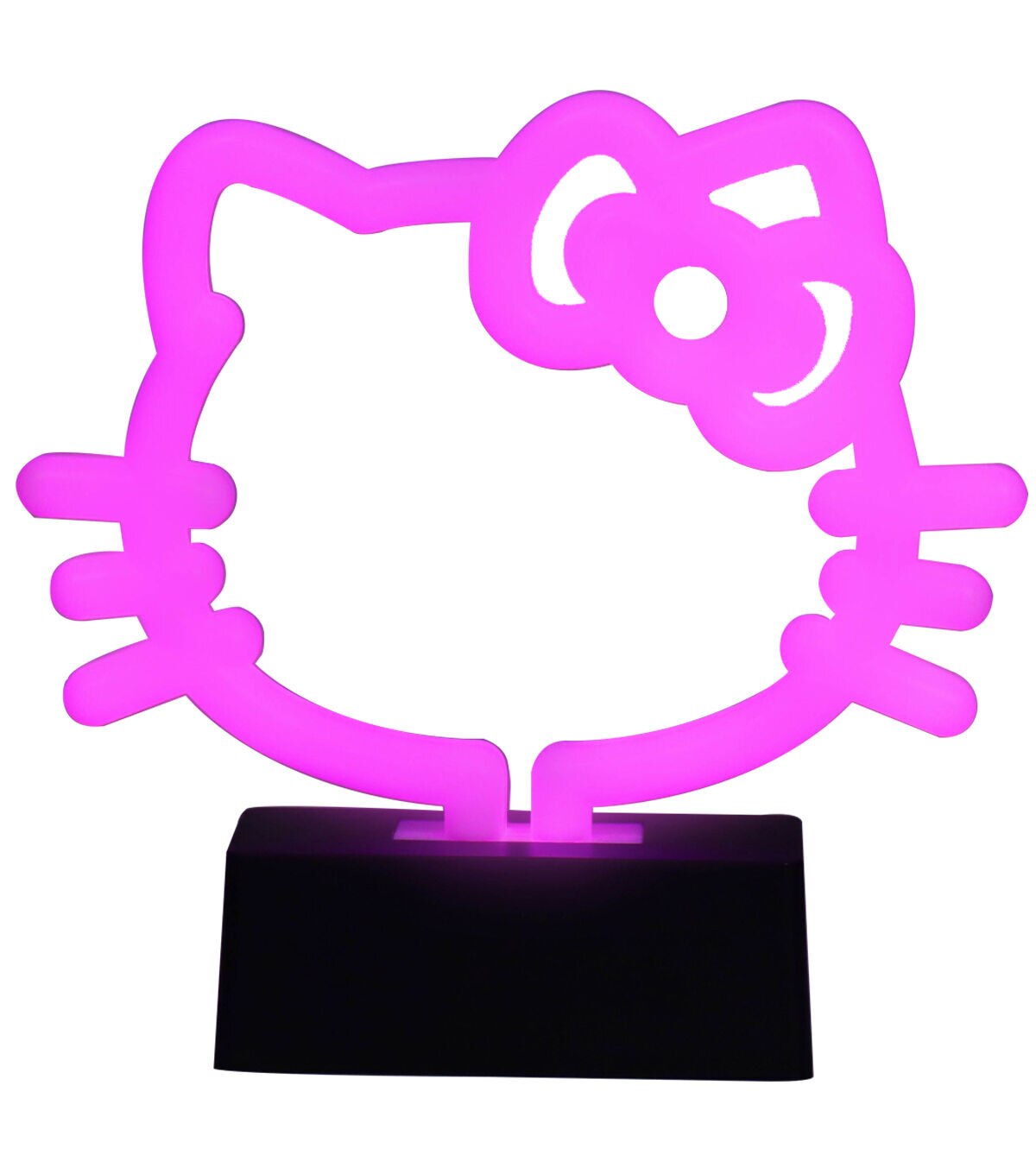 7 Hello Kitty Face & Bow LED Neon Lamp