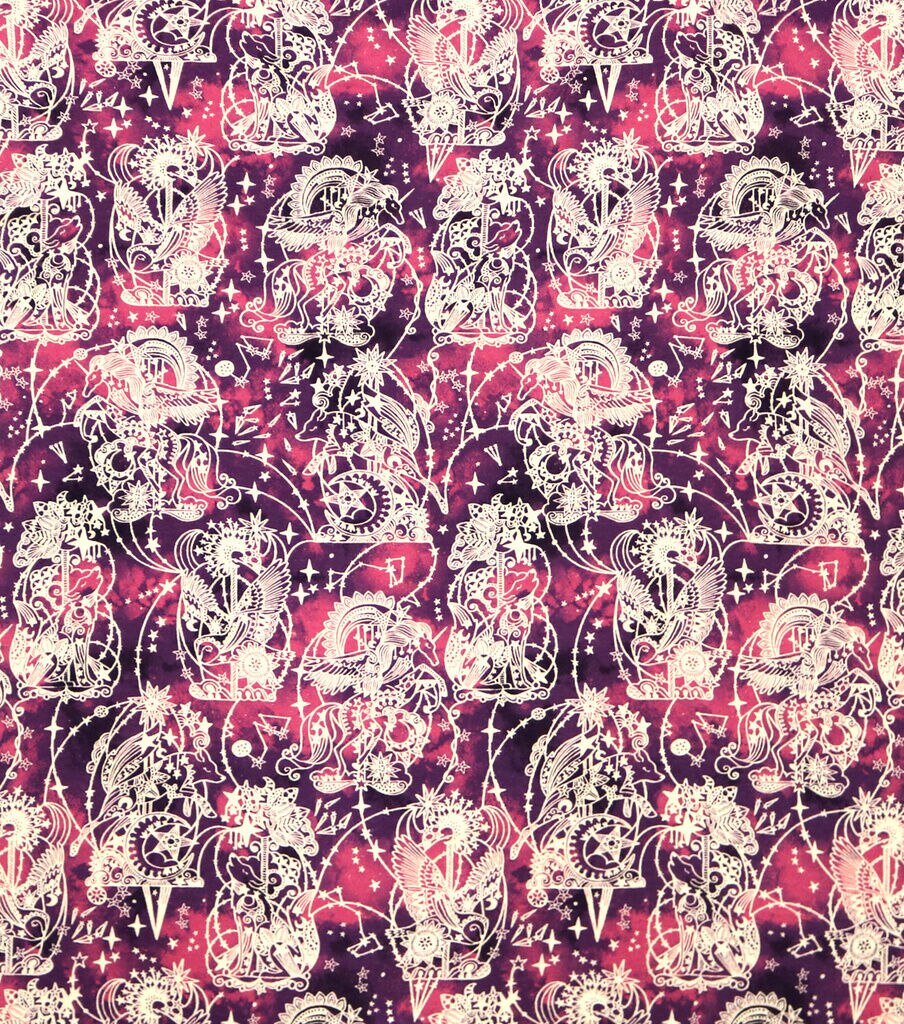 Intricate Constellation Shapes Super Snuggle Flannel Fabric