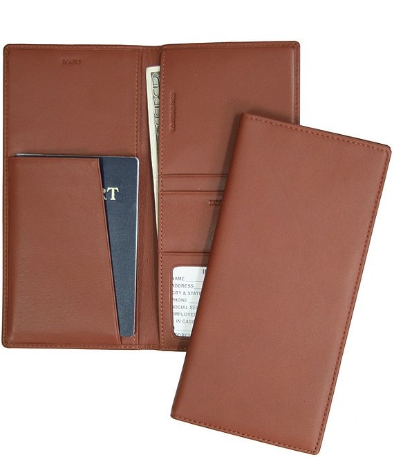 Leather RFID Blocking Passport Ticket Holder