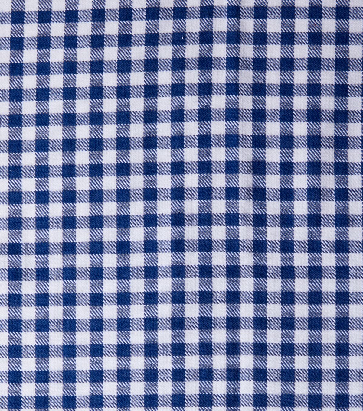 Eddie Bauer Blue Gingham Check Yarn Dyed Cotton Fabric
