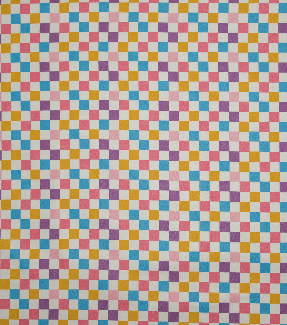 POP! Super Snuggle Checkerboard Multi Pink Flannel Fabric