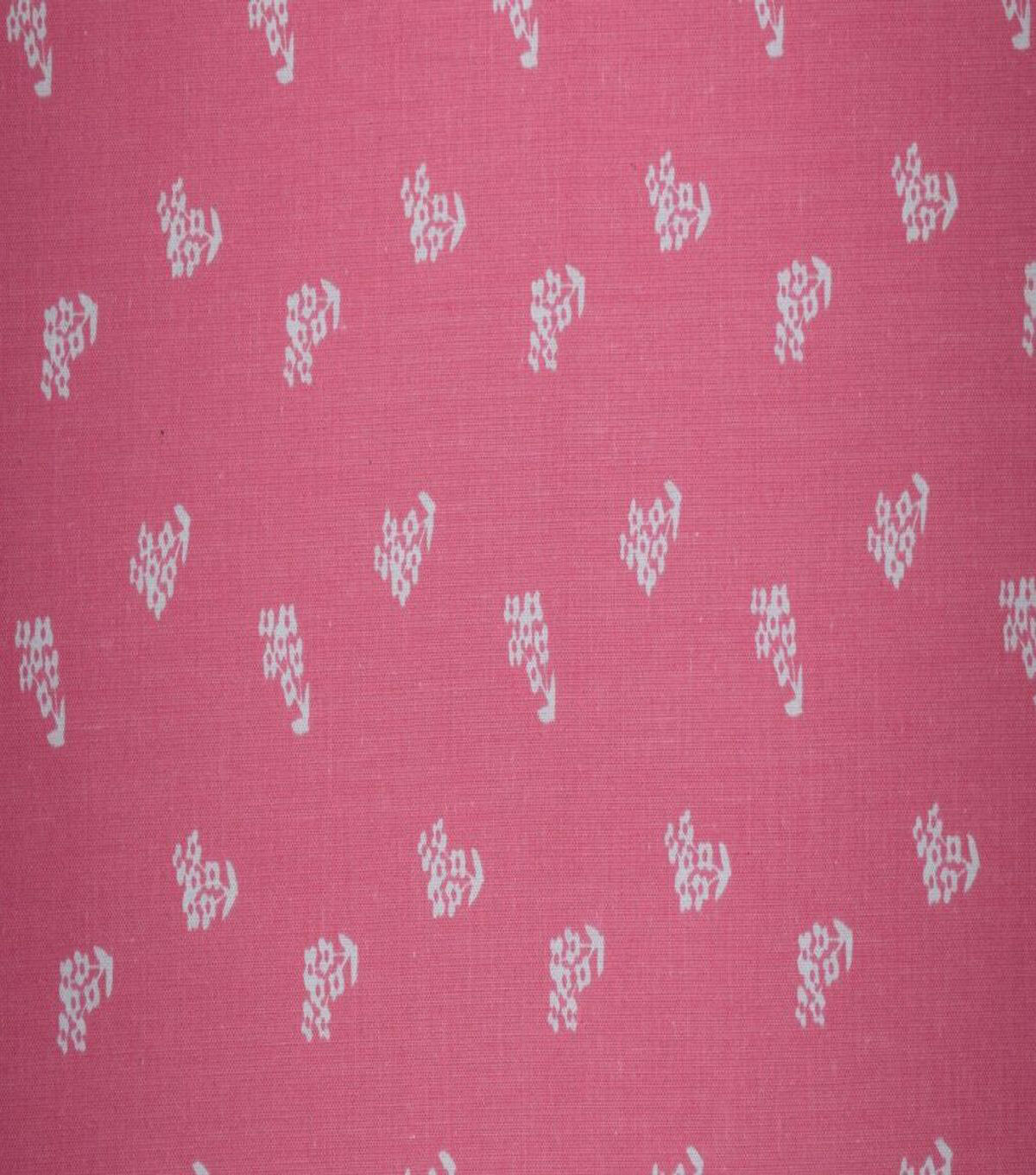Mini Floral Bouquets on Pink Quilt Cotton Fabric by Quilter's Showcase