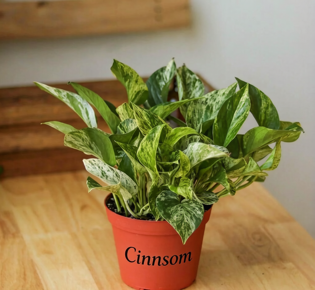 Epipremnum Aureum „Marble Queen“ Pothos – verschiedene Größen