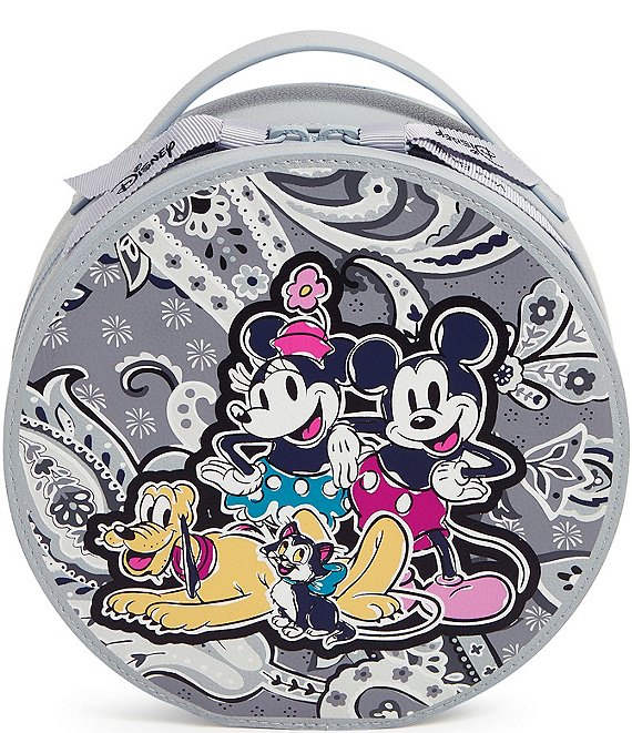 Vera Bradley Disney Collection Mickey Mouse Piccadilly Paisley Whimsy Cosmetic Case