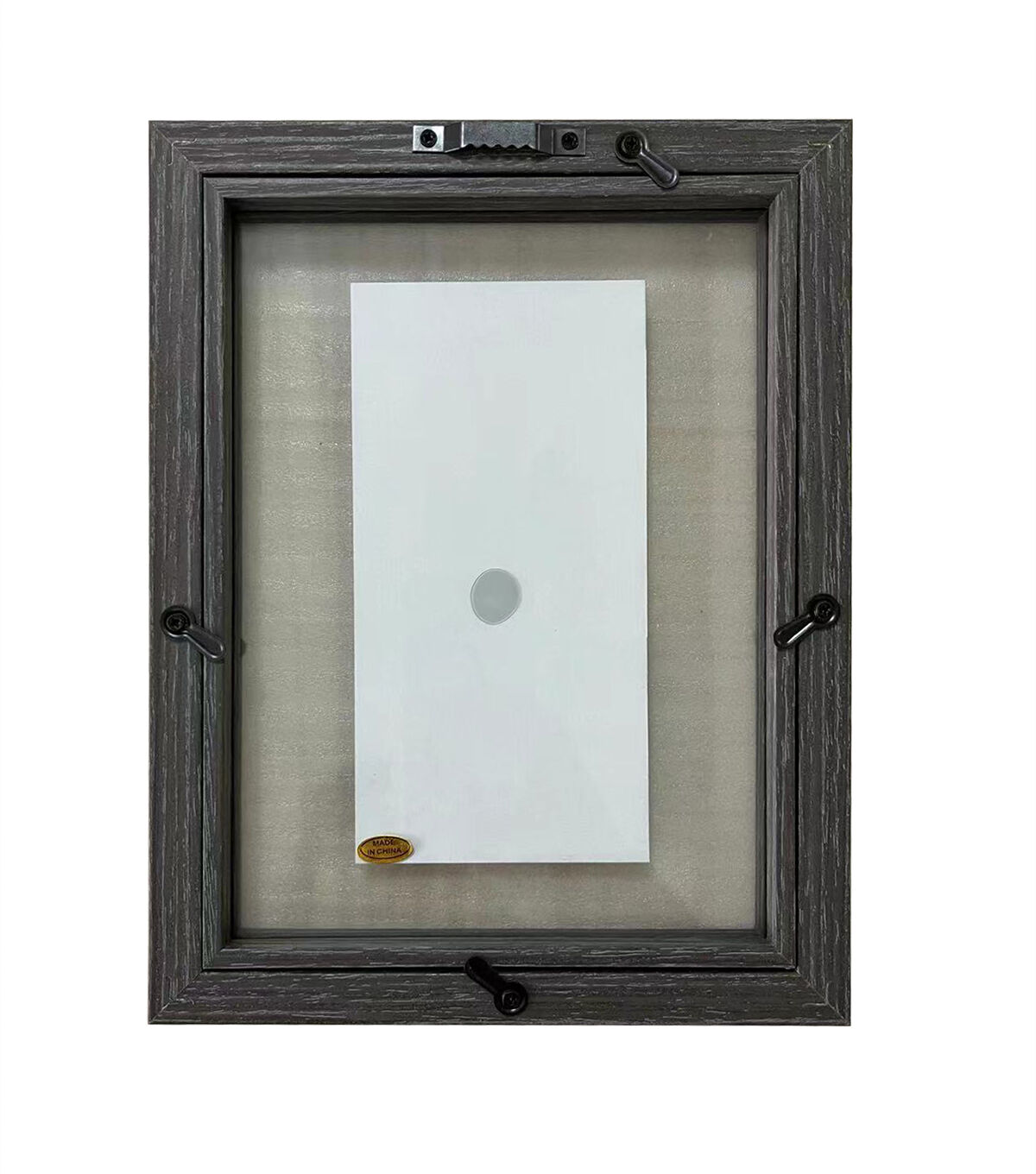 Innovative Home Creations 6 x 8 Gray Wood Float Frame