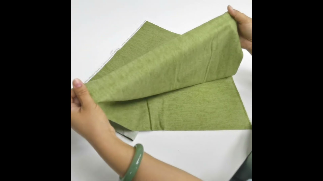 Light Green Heathered Luxe Flannel Fabric