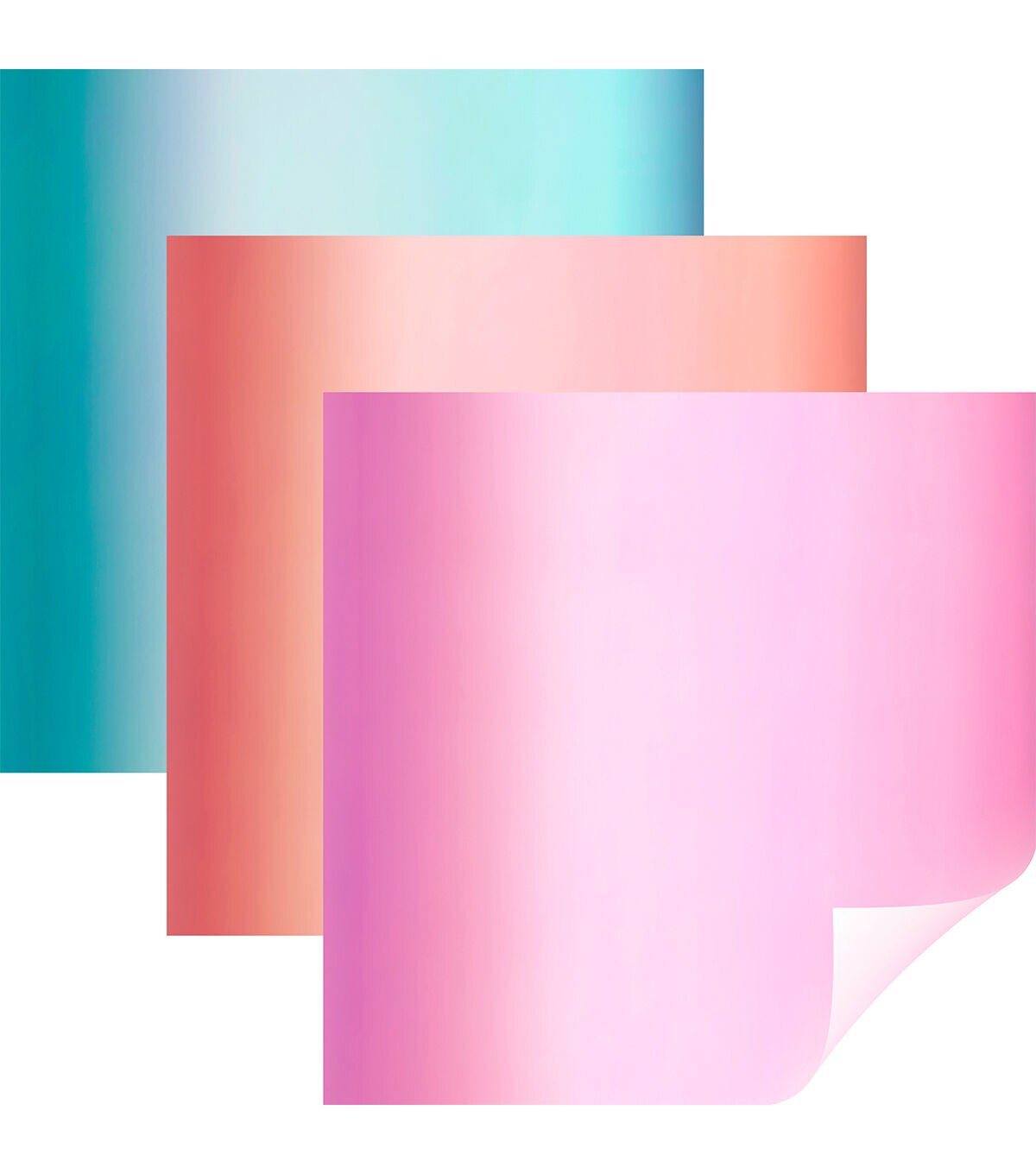 Cricut 12 x 24 Neon Riot Holographic Vinyl Samplers 3ct