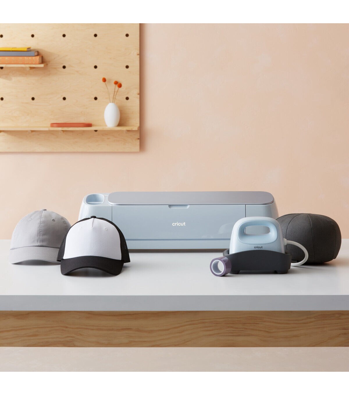 Cricut 3pk Black & White Polyester Trucker Hats With Mesh Back