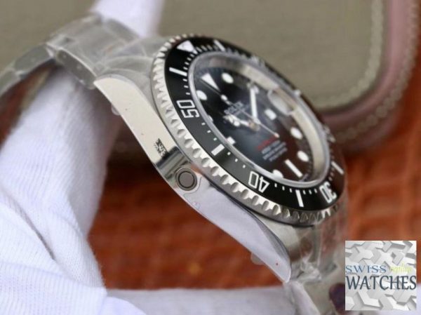 ROLEX SEA DWELLER BLACK DIAL SCRATCH PROOF 43MM SWISS REPLICA 126600.2