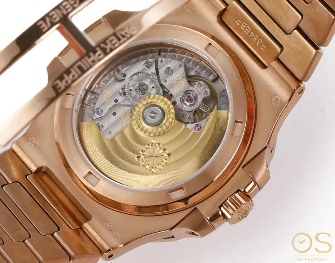 OSFactory Rose Gold Nautilus Style Watch