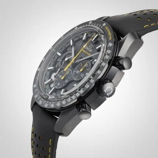 Omega Speedmaster Men Automatic Black Leather Watch O31192443001001