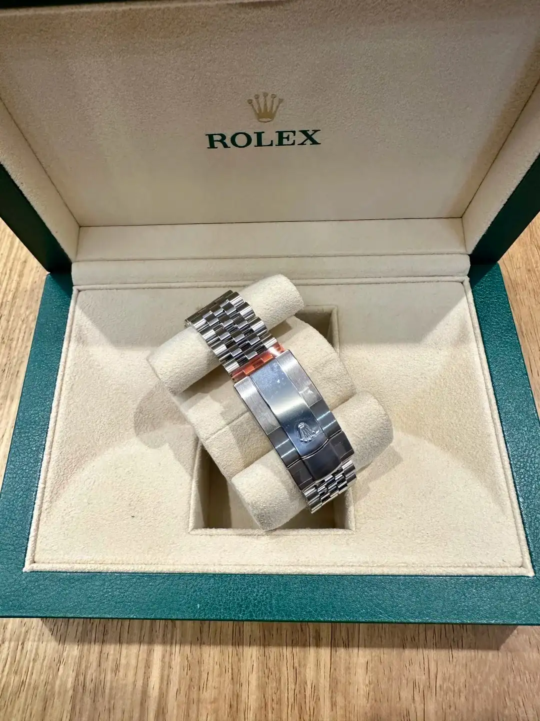 Rolex Sky Dweller Blue Dial White Gold Bezel Steel Jubilee 326934