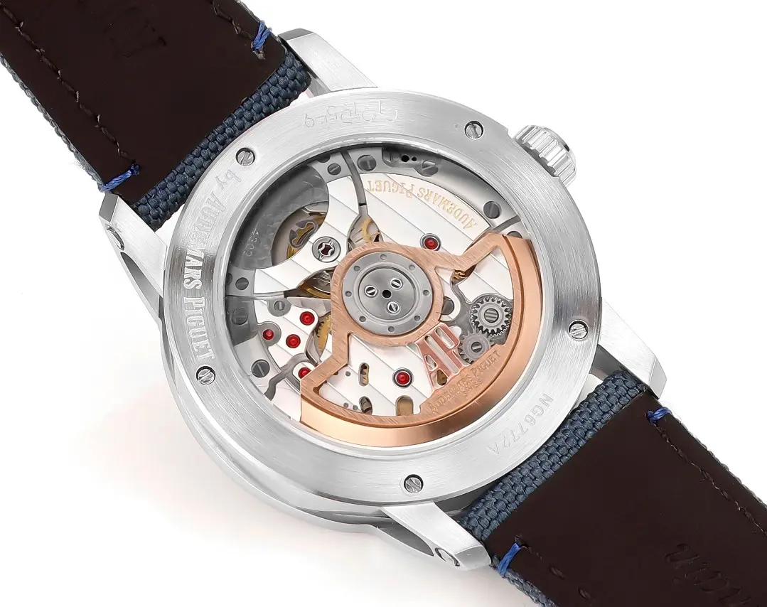 watch Audemars Piguete CODE 11.59 Automatic Watch   Night Blue Dial, Stainless Steel Case, Blue Fabric Strap, 41mm