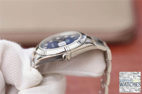 ROLEX DATEJUST BLUE DIAL STAINLESS STEEL 41MM SWISS REPLICA m126334.0015