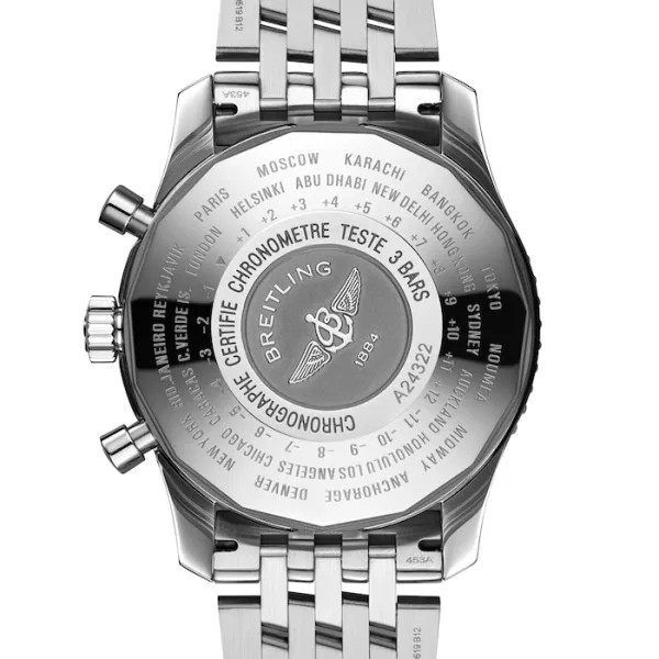 Breitling Navitimer Men Automatic Black Stainless Steel Watch A24322121B2A1