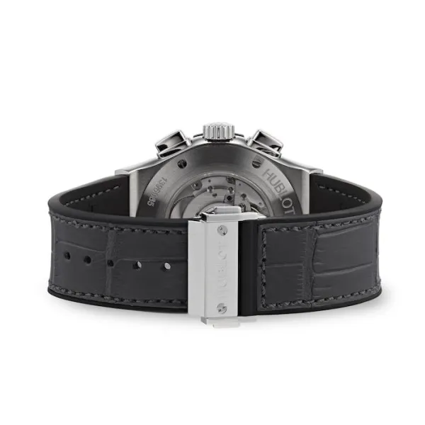 Hublot Classic Fusion Men Automatic Grey Alligator Watch 521.NX.7071.LR