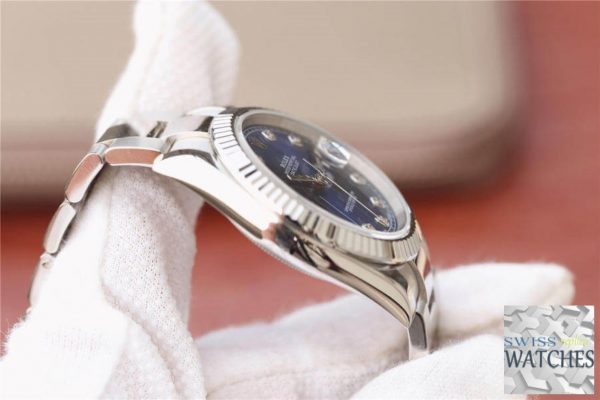 ROLEX DATEJUST BLUE DIAL STAINLESS STEEL 41MM SWISS REPLICA m126334.0015
