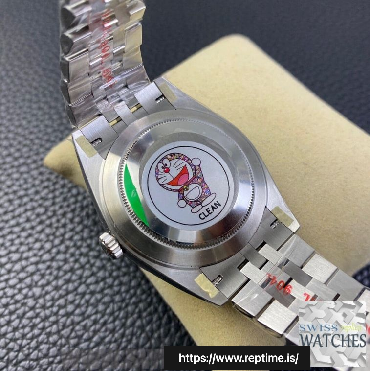 ROLEX DATEJUST GRAY DIAL STAINLESS STEEL 41MM SWISS REPLICA m126334.0024