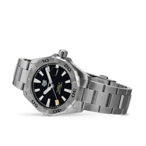 TAG Heuer Aquaracer Men Automatic Black Stainless Steel Watch WBD2110.BA0928