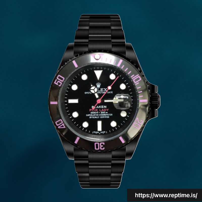Rolex Submariner 40mm Men’s PINKLADY Black Dial Watch