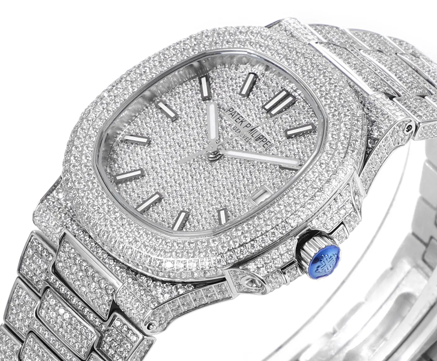 Patek Philippe Nautilus Full Star Platinum Watch