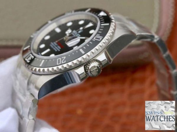 ROLEX SEA DWELLER BLACK DIAL SCRATCH PROOF 43MM SWISS REPLICA 126600.2