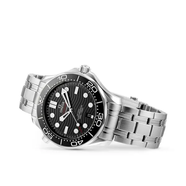 Omega Seamaster Men Automatic Black Stainless Steel Watch O21030422001001