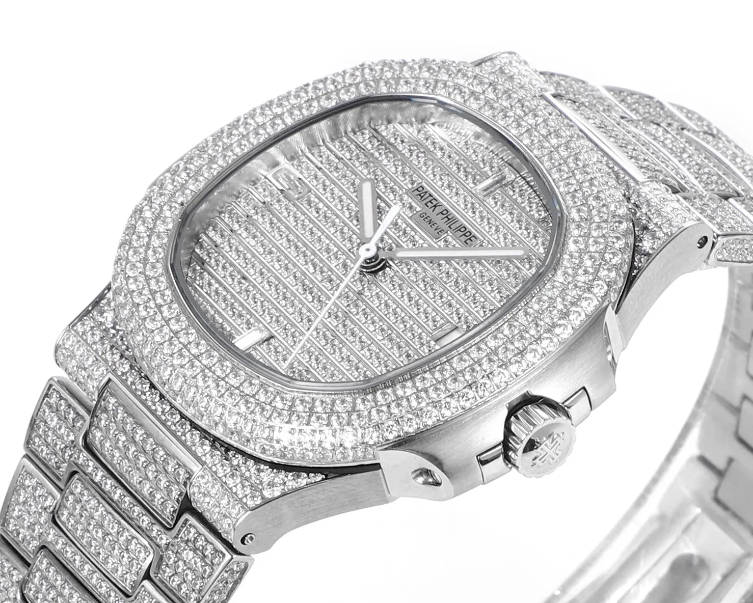 Patek Philippe Nautilus Full Star Watch, Platinum
