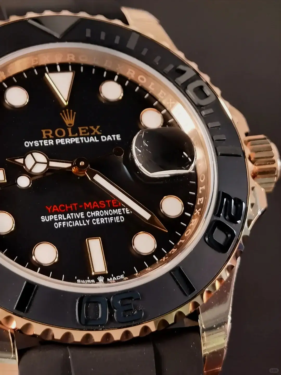 Rolex Yacht-Master 40 Oyster 40 mm Everose gold 126655