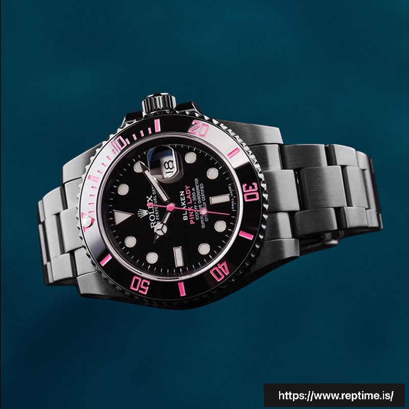 Rolex Submariner 40mm Men’s PINKLADY Black Dial Watch