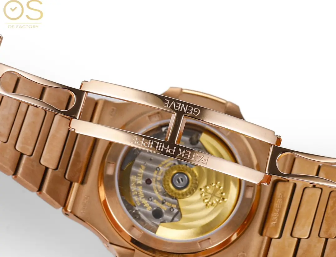 OSFactory Rose Gold Nautilus Style Watch