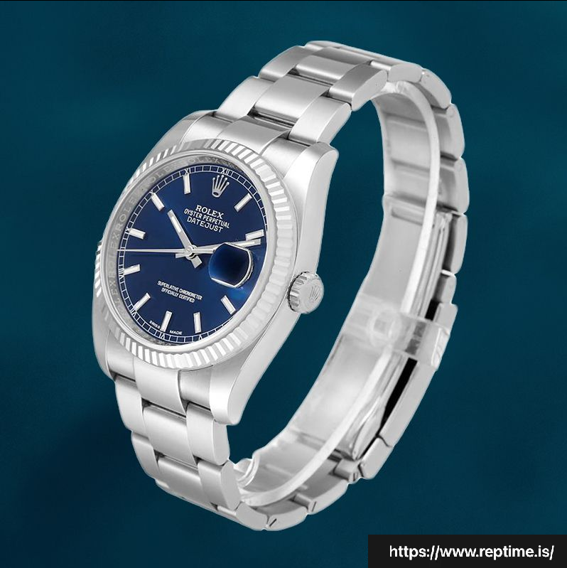 Rolex Datejust 116234BLSO Men’s 36mm Silver-tone