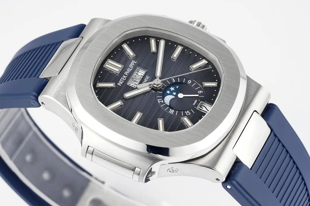 Patek Philippe Blue Nautilus Rubber Watch