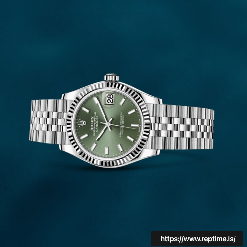 Rolex Datejust 31mm m278274-0018 Unisex Green Dial Silver-tone Swiss Replica Watch