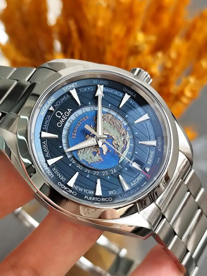 Omega Seamaster Aqua Terra Men Automatic Blue Stainless Steel Watch O22010432203001