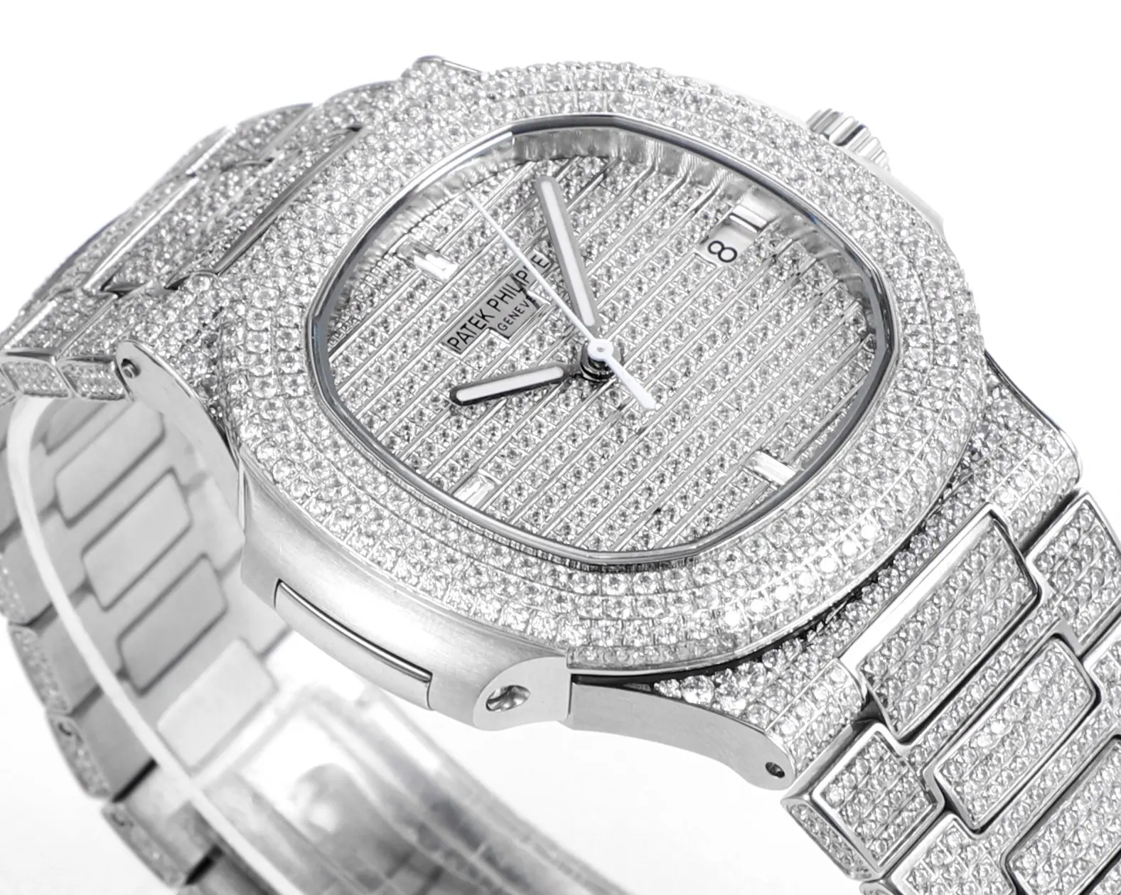 Patek Philippe Nautilus Full Star Watch, Platinum