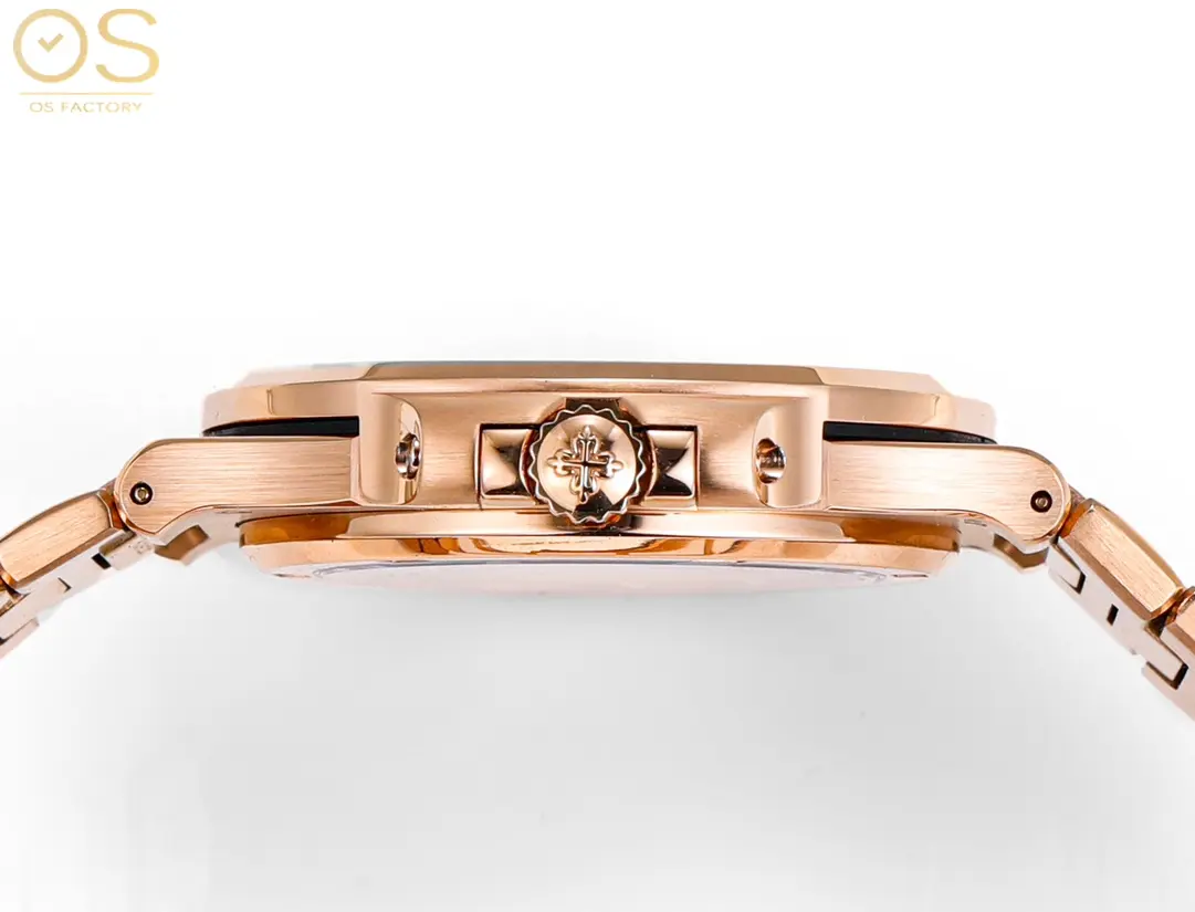 OSFactory Rose Gold Nautilus Style Watch