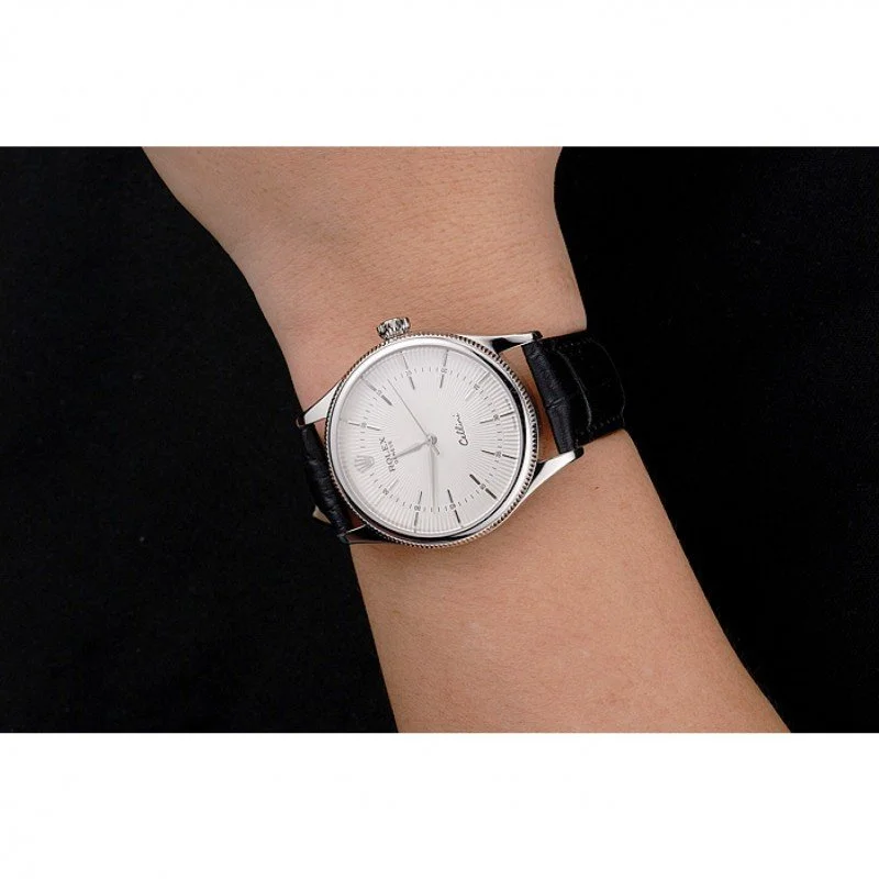 Superclone Rolex Cellini 38mm White Dial REP016805