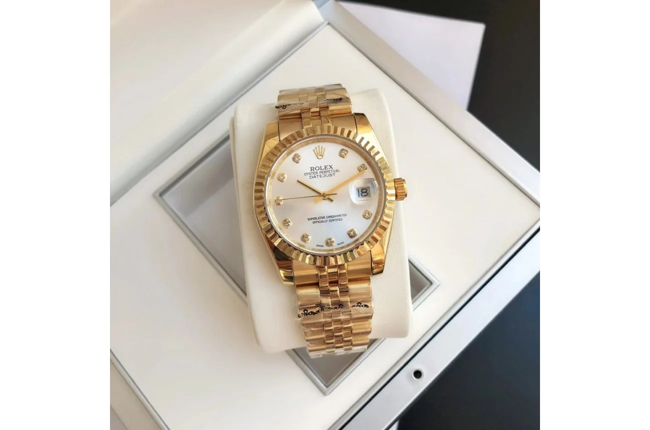 Couple Watches Rolex Datejust 36/28mm RG/RG Jub Sliver/Dial