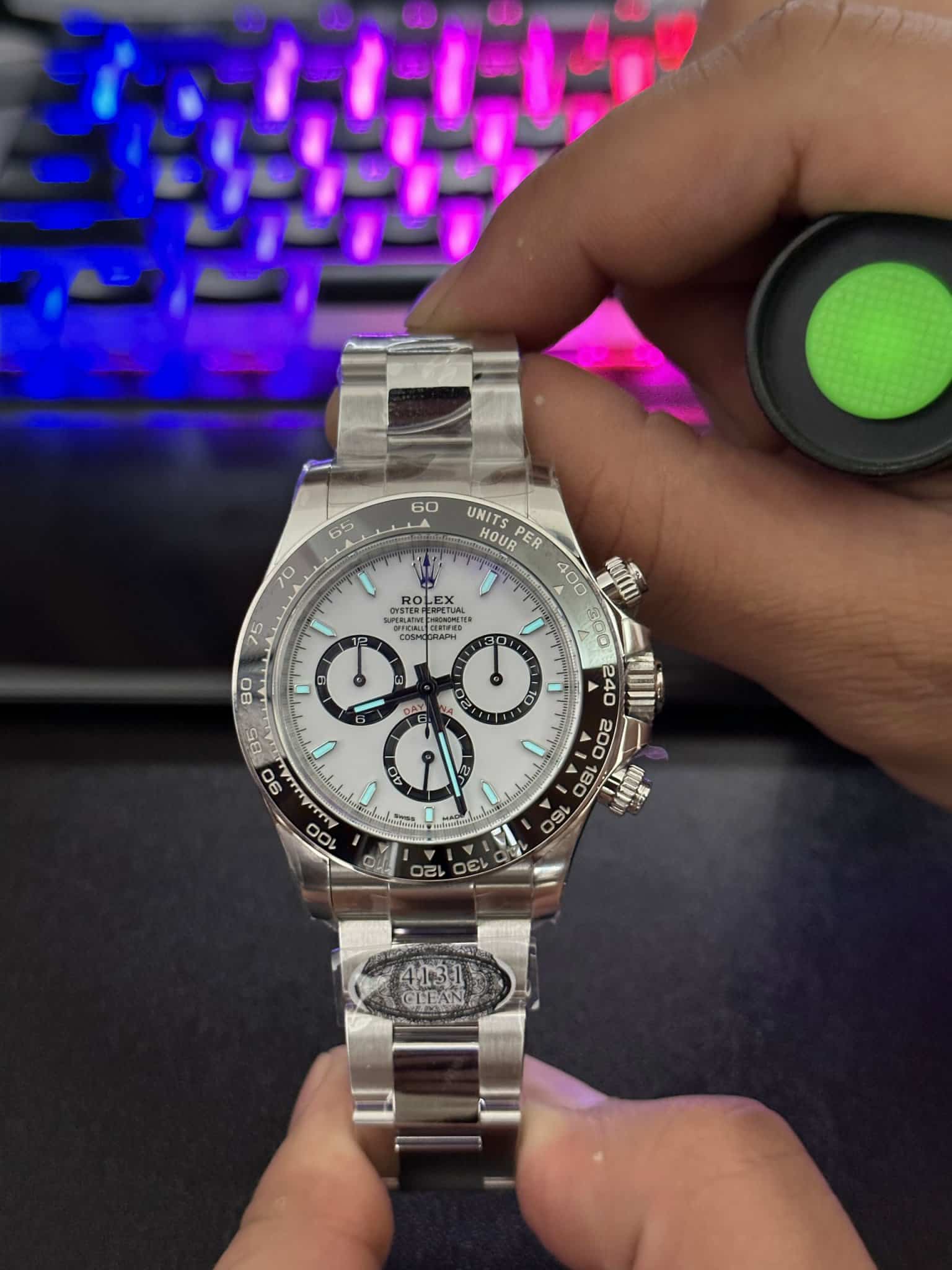 Superclone Rolex Daytona  Panda  40 mm White Dial 126500LN