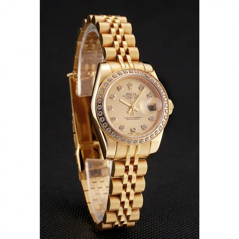 Superclone Rolex Datejust 28mm Gold Dial 1454096