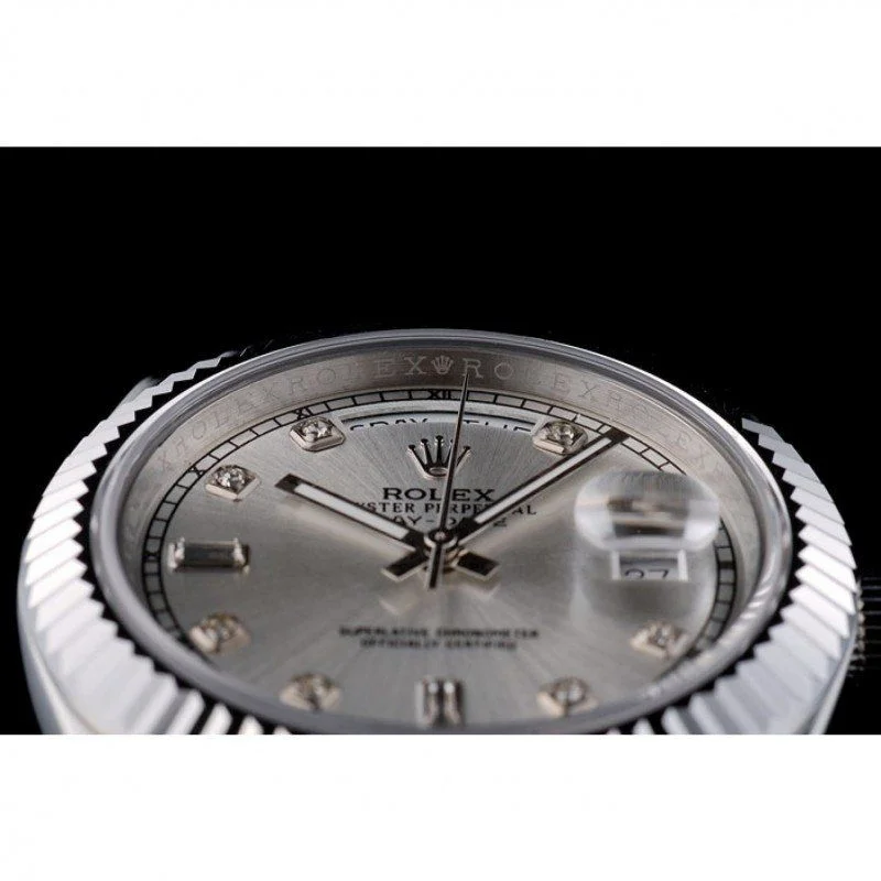 Superclone Rolex Day-Date 40mm Silver Dial 41995