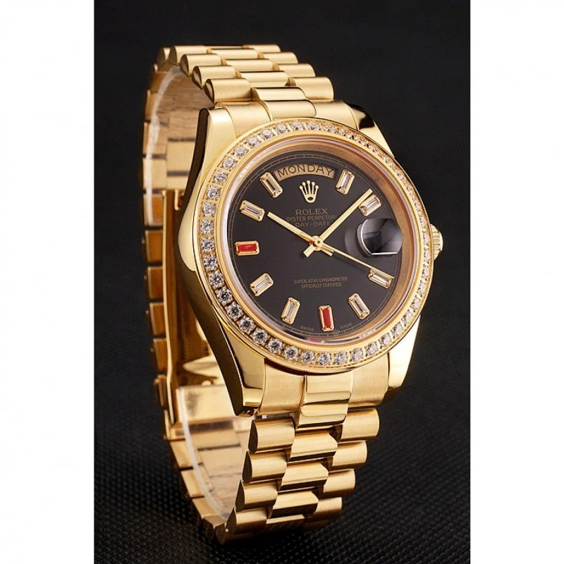 Superclone Rolex Day-Date 36mm Black Dial 1454101