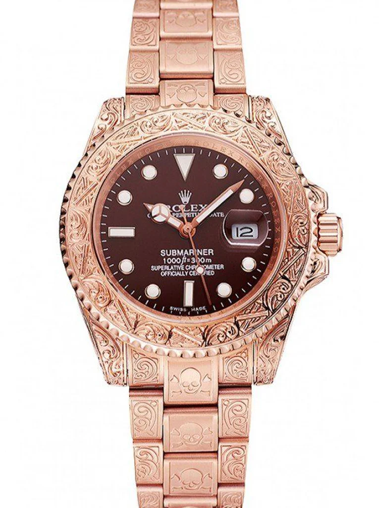 Superclone Rolex Submariner 41mm Brown Dial 1454087