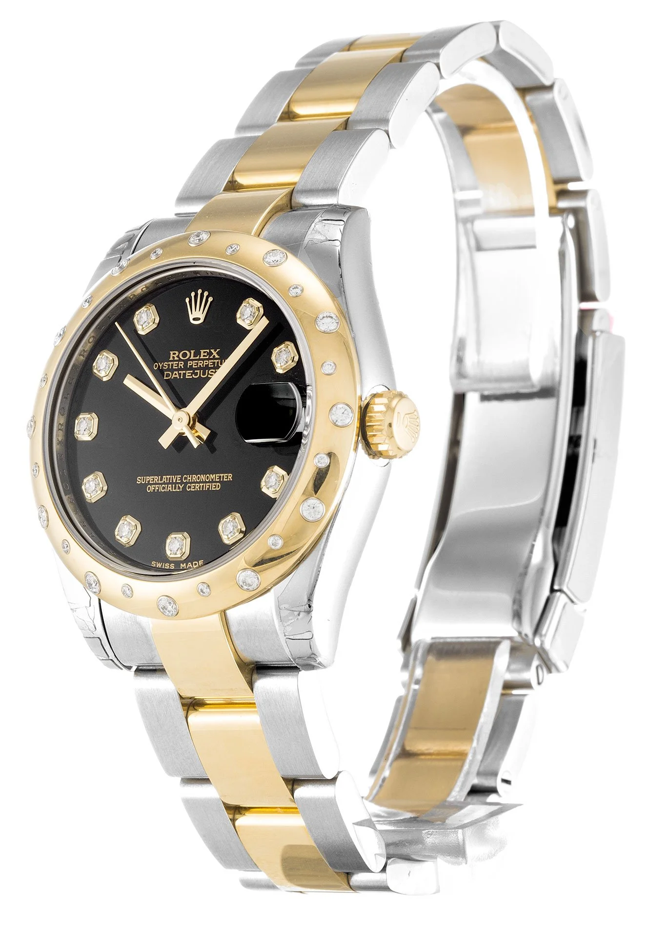 Rolex Datejust Mid-Size 31mm Black Dial 178343
