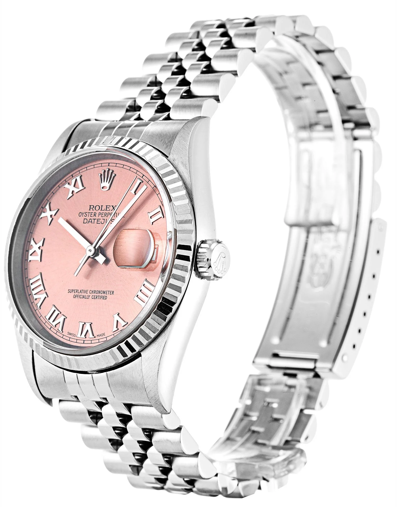 Rolex Datejust 36mm Pink Dial 16234