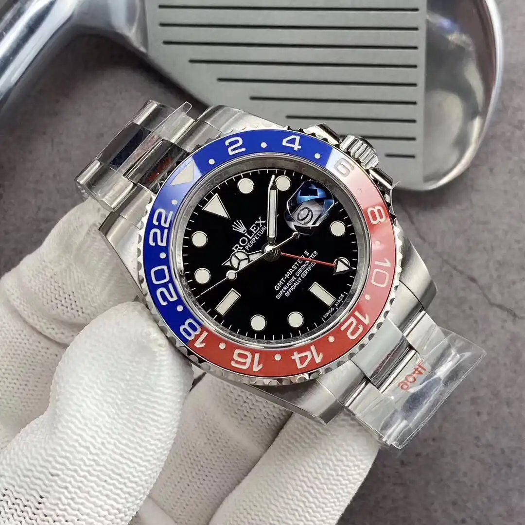Superclone Rolex GMT-Master II 40mm 126710BLRO  Pepsi  Oyster